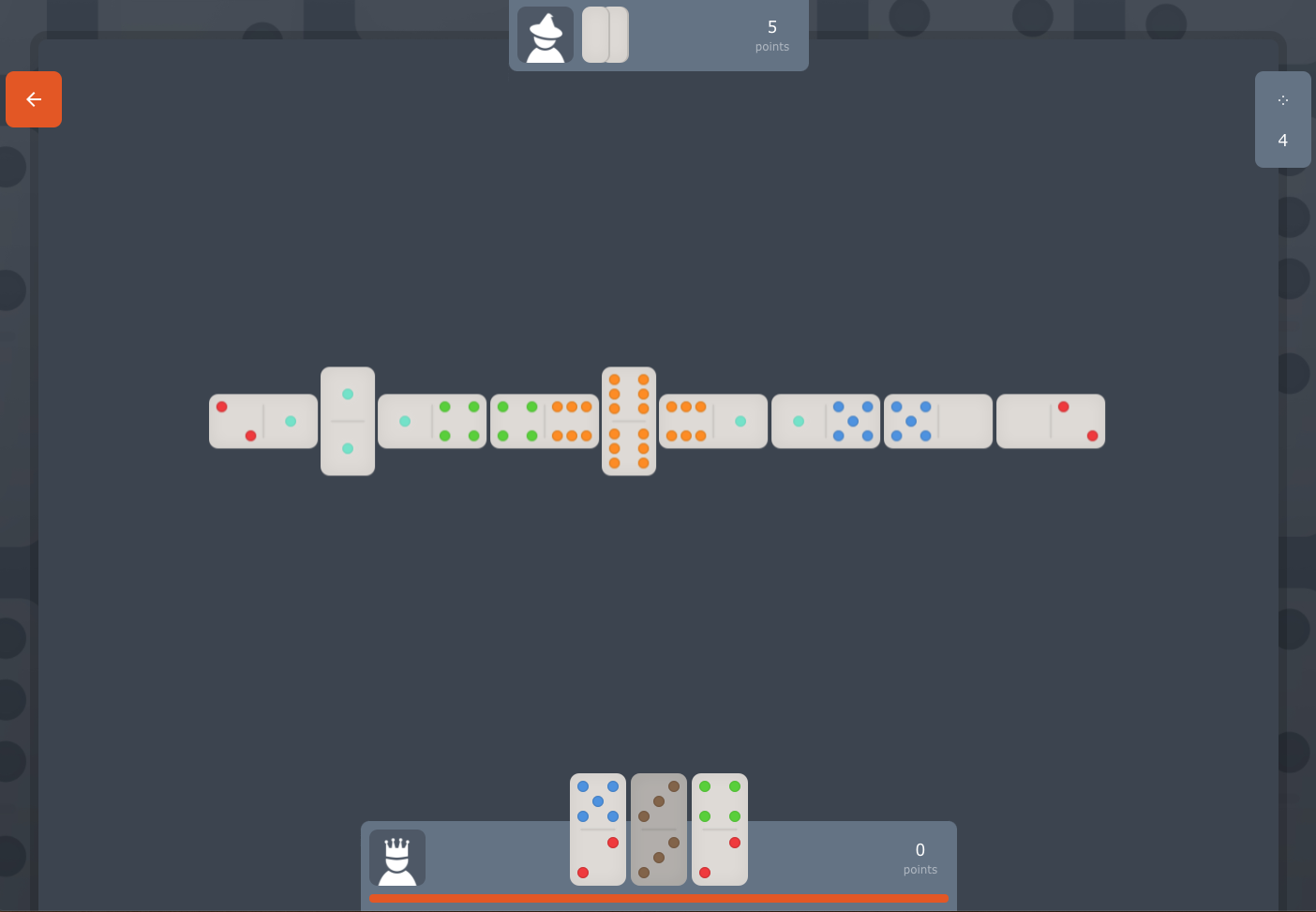 Play Dominoes online with this Free Online Games for Kids, No Download Games.