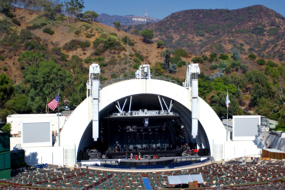See a show at the iconic Hollywood Bowl, where you also have a great view of the Hollywood Sign! Photo by Matthew Field