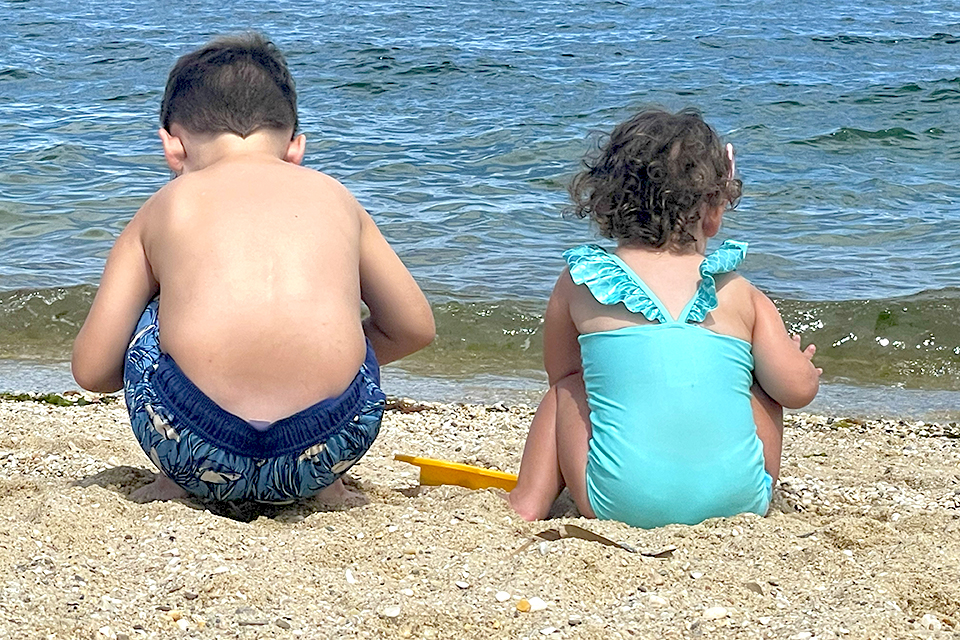 Bring water shoes for the rocky sand at Sunken Meadow State Park. Photo by Gina Massaro