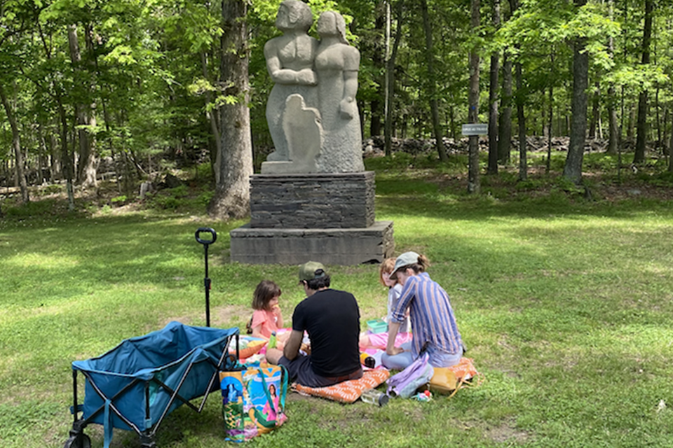 Visit the lush grounds of Opus 40 in Saugerties on a family day trip. Photo by Lisa Ven Vertloh
