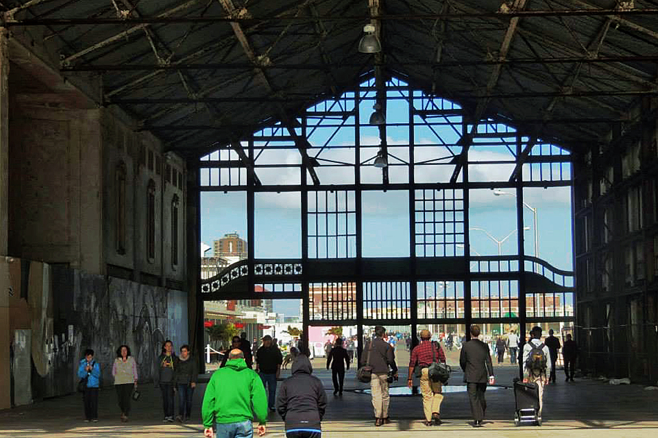 Asbury Park's beach and boardwalk beckon families and day-trippers. Photo by Lisa Warden 